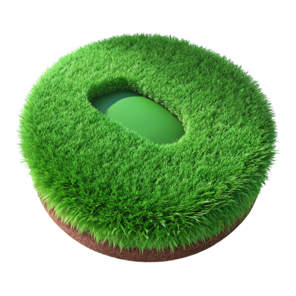 serene modern Green Grass Texture Top Down Cutout exclusive png