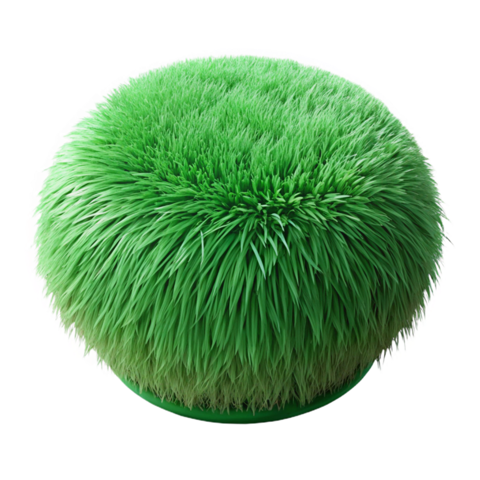 dramatic contemporary Green Grass Tuft Isolated Element original png