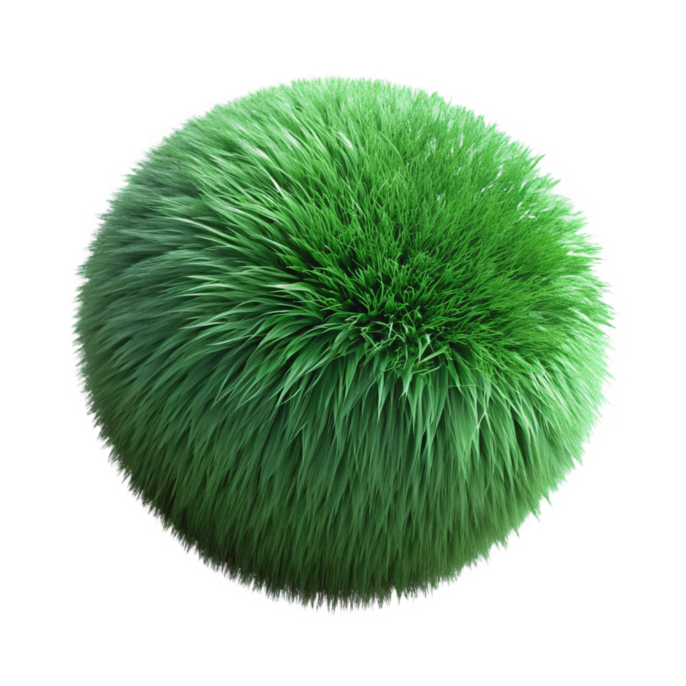 elegant abstract Green Grass Tuft Isolated Element genuine png
