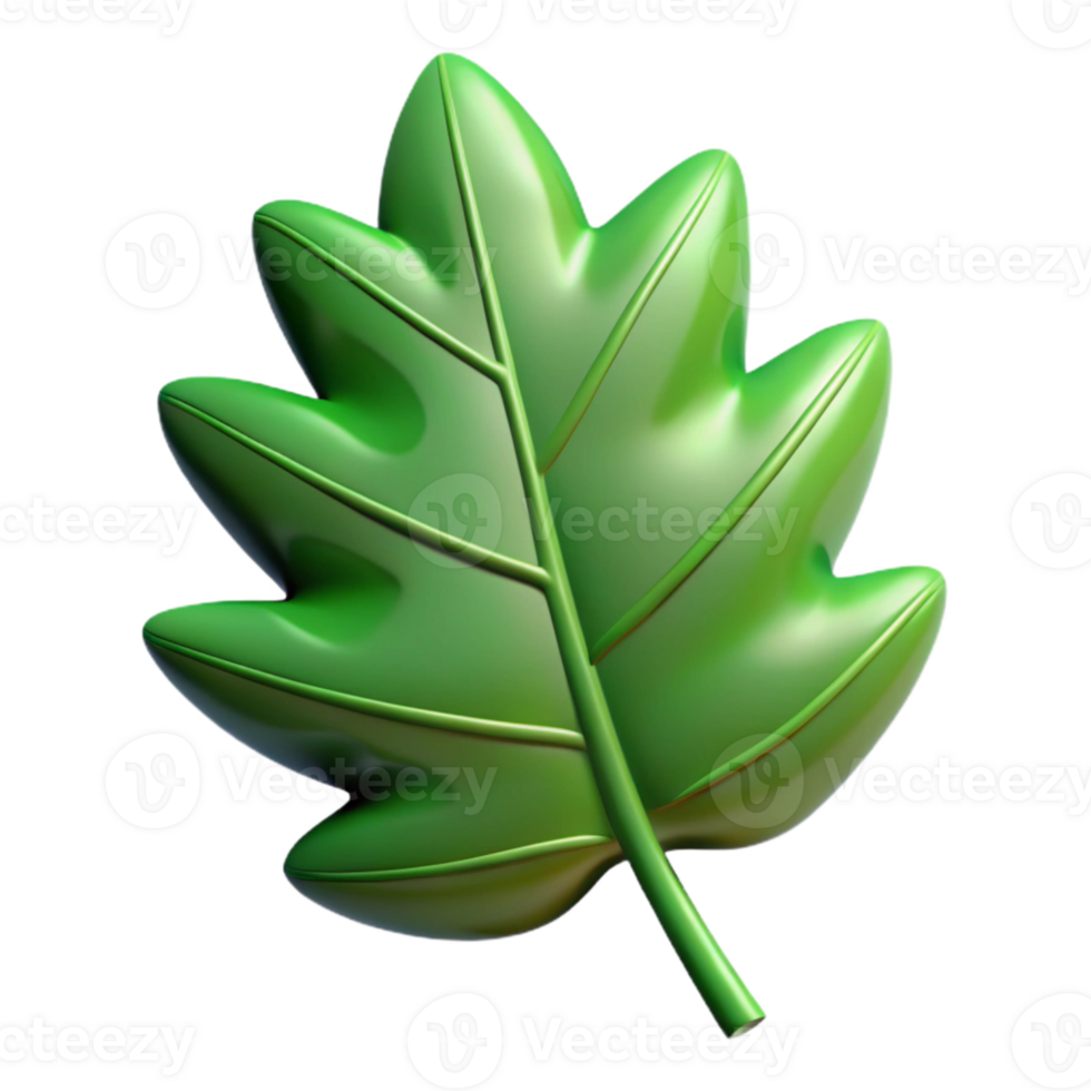beautiful classic Green Leaf Close Up Veins Visible Cutout genuine png