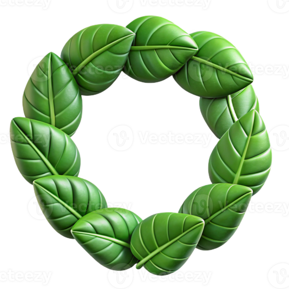 stunning contemporary Green Leaves Border Seamless Cutout high quality png
