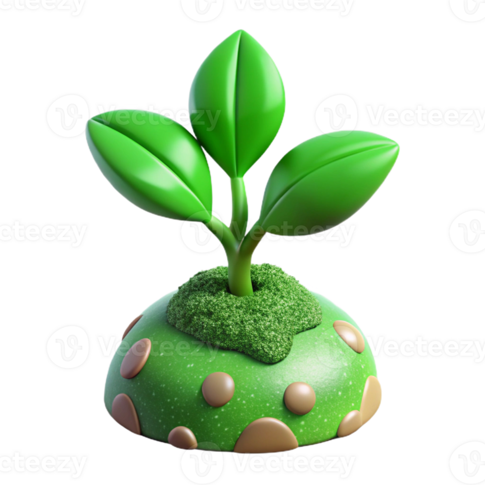 stunning rustic Green Plant with Growth in Business Concept Cutout high quality png
