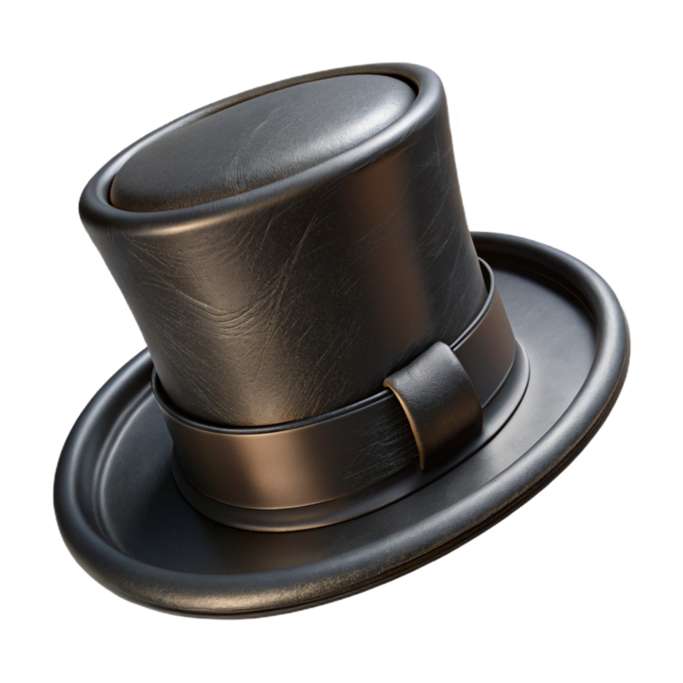 wonderful creative Groom Hat Top Hat Black Formal Isolated high resolution png