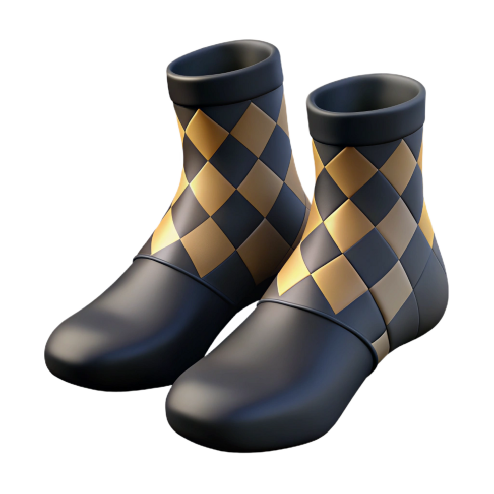 impressive vintage Groom Socks Black Silk Argyle Pattern Isolated original png