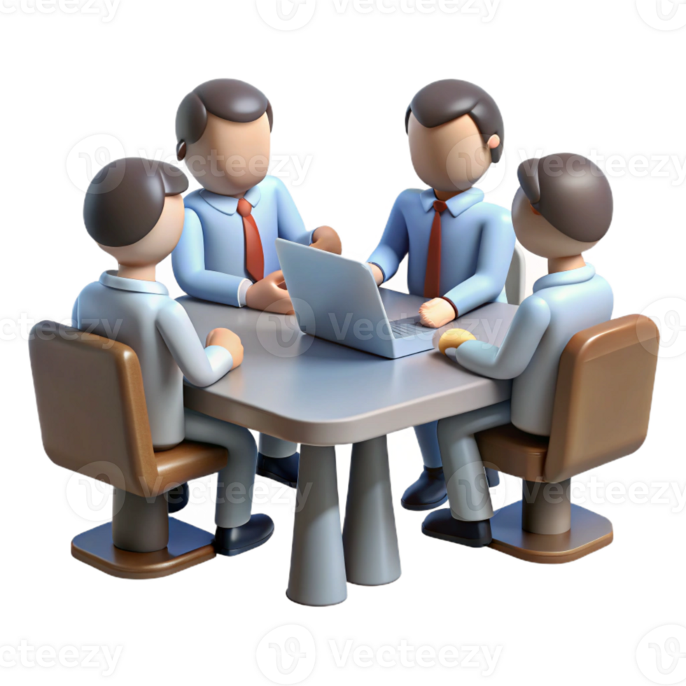 wonderful traditional Group of Business People in Meeting Cutout Element high resolution png