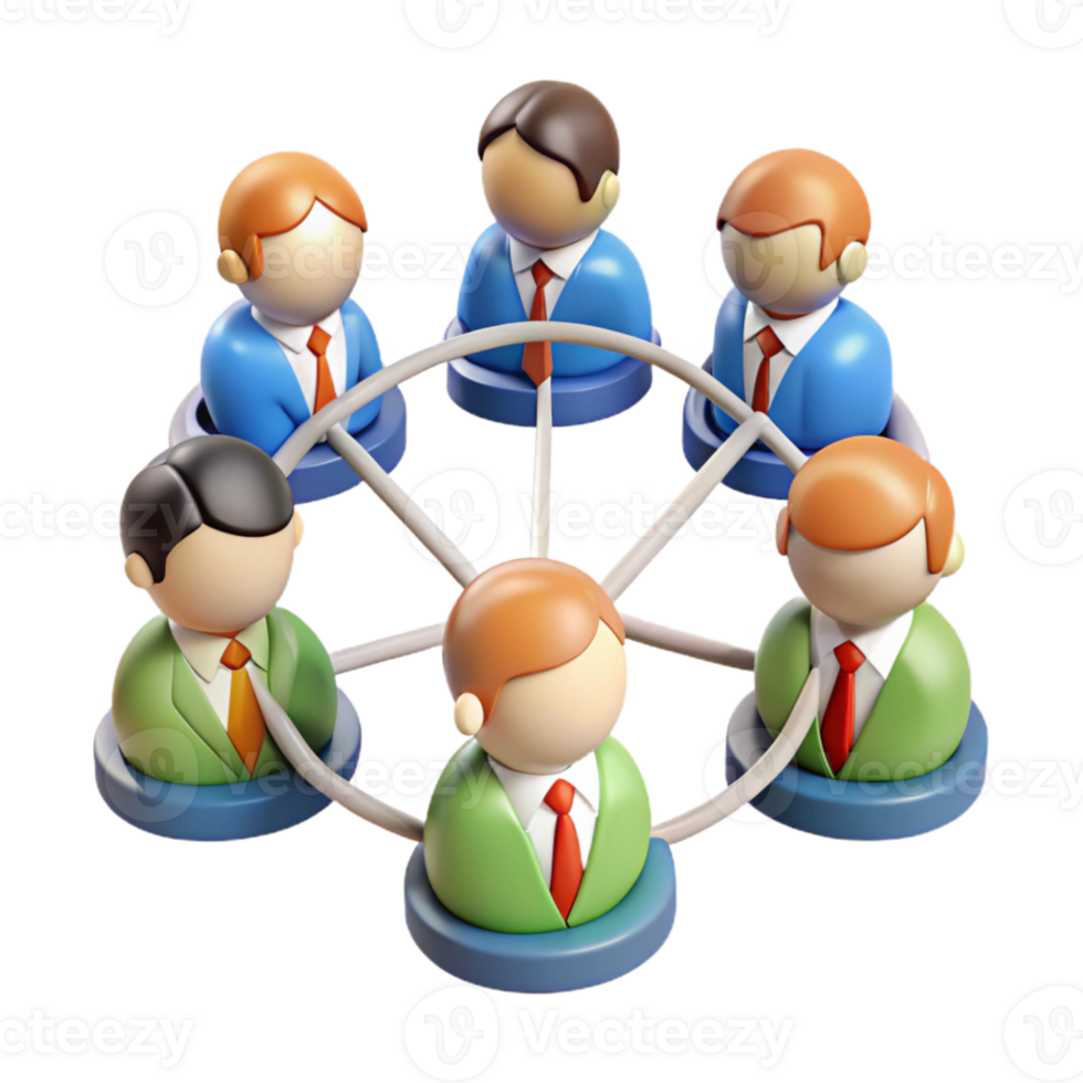 magnificent rustic Group of Business People in Meeting Cutout Element original png