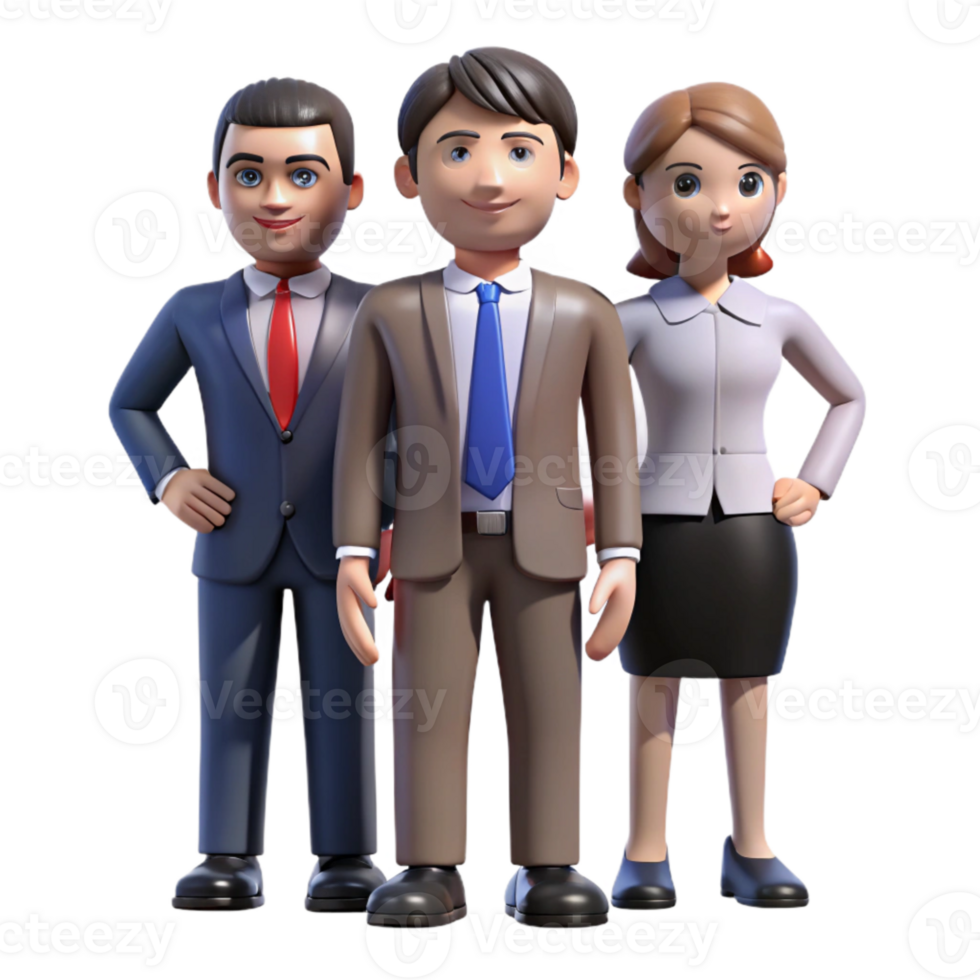 stunning creative Group of Business People in Meeting Cutout Element authentic png