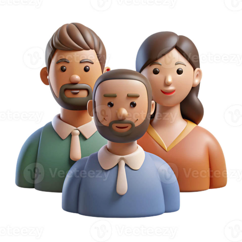 impressive rustic Group of Diverse Conference Attendees Cutout high quality png