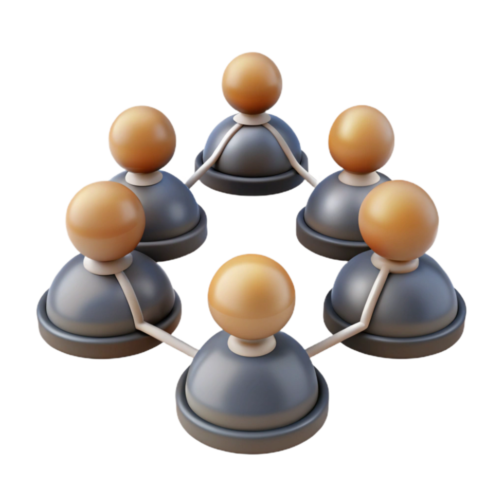 magnificent contemporary Group of People Networking Silhouette Isolated high resolution png