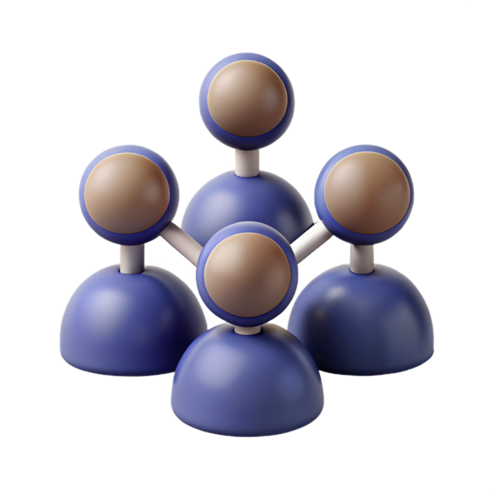 stunning rustic Group of People Networking Silhouette Isolated high quality png