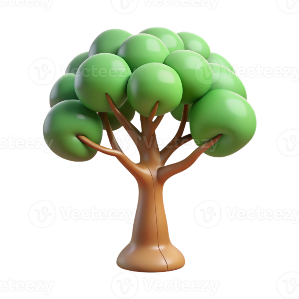 dramatic creative Growing Tree Timelapse Illustration Transparent high quality png