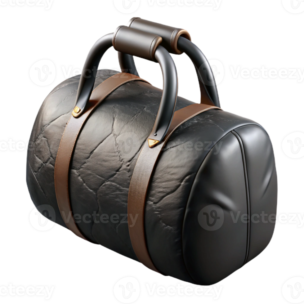dramatic minimalist Gym Bag Black Isolated Element exclusive png