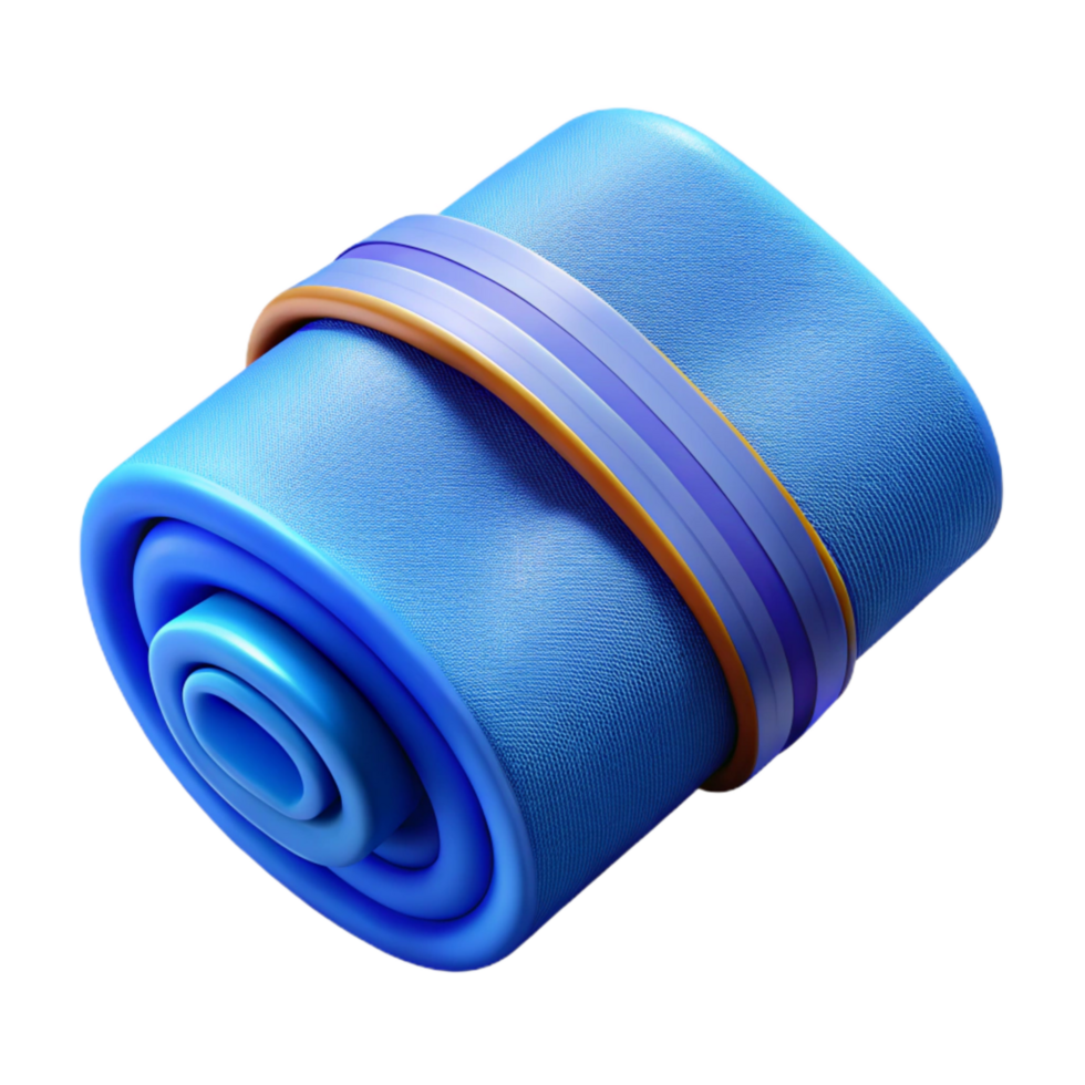 magnificent abstract Gym Towel Folded Blue Transparent Background original png