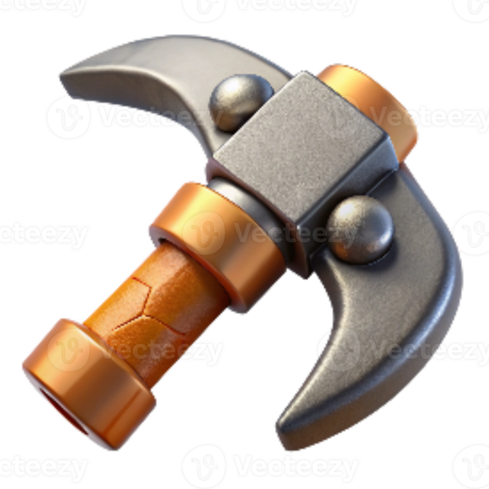 serene classic Hammer Claw Metal Head Cutout exclusive png
