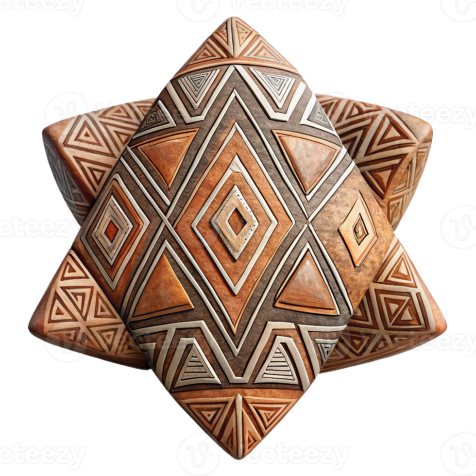 magnificent abstract Hand Drawn African Tribal Pattern Geometric Design Cutout exclusive png