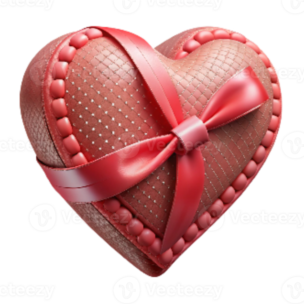 wonderful rustic Hand Sewn Fabric Heart with Ribbon Transparent genuine png