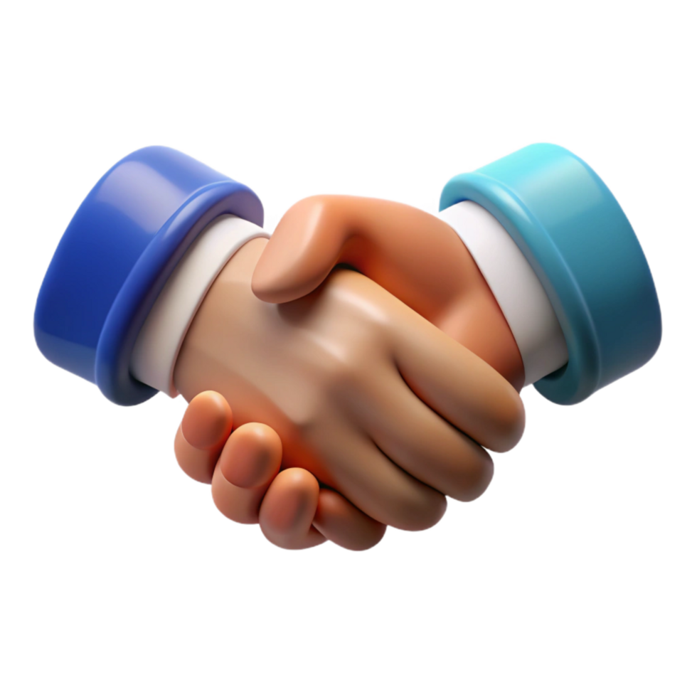 magnificent creative Handshake Agreement Business Deal Firm Grip Isolated authentic png