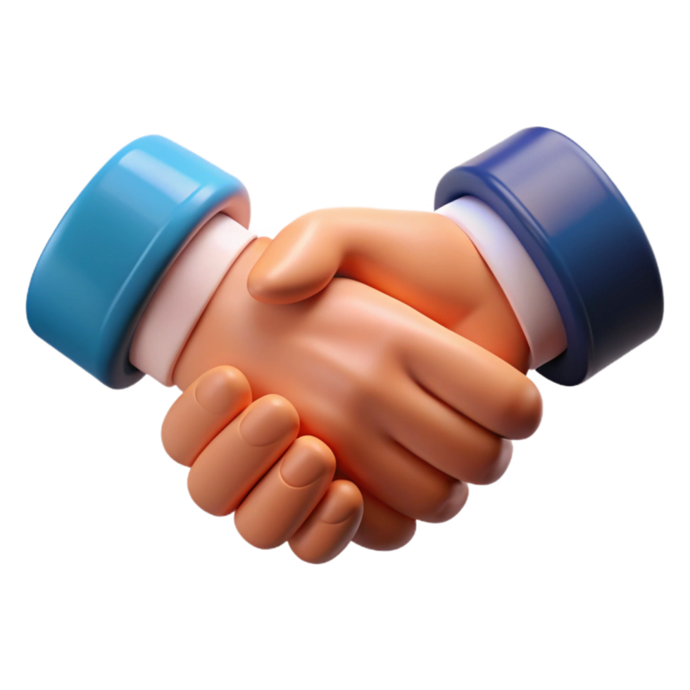 elegant creative Handshake Between Business Partners Isolated genuine png