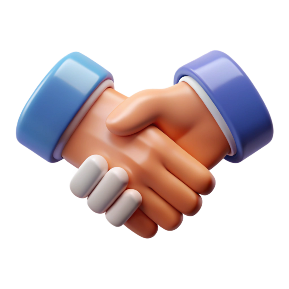 dramatic vintage Handshake Icon Representing Business Deal Isolated on White Cutout detailed png