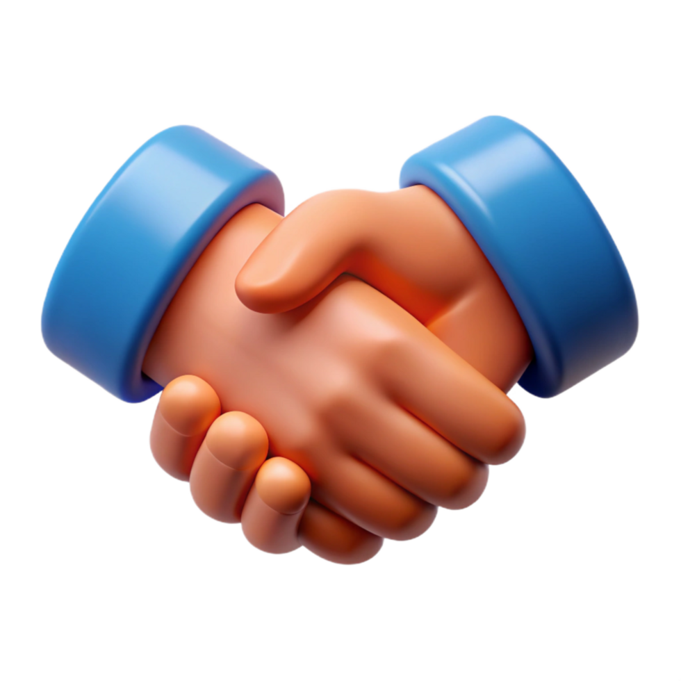 stunning vintage Handshake Icon Two Hands Clasped Isolated detailed png