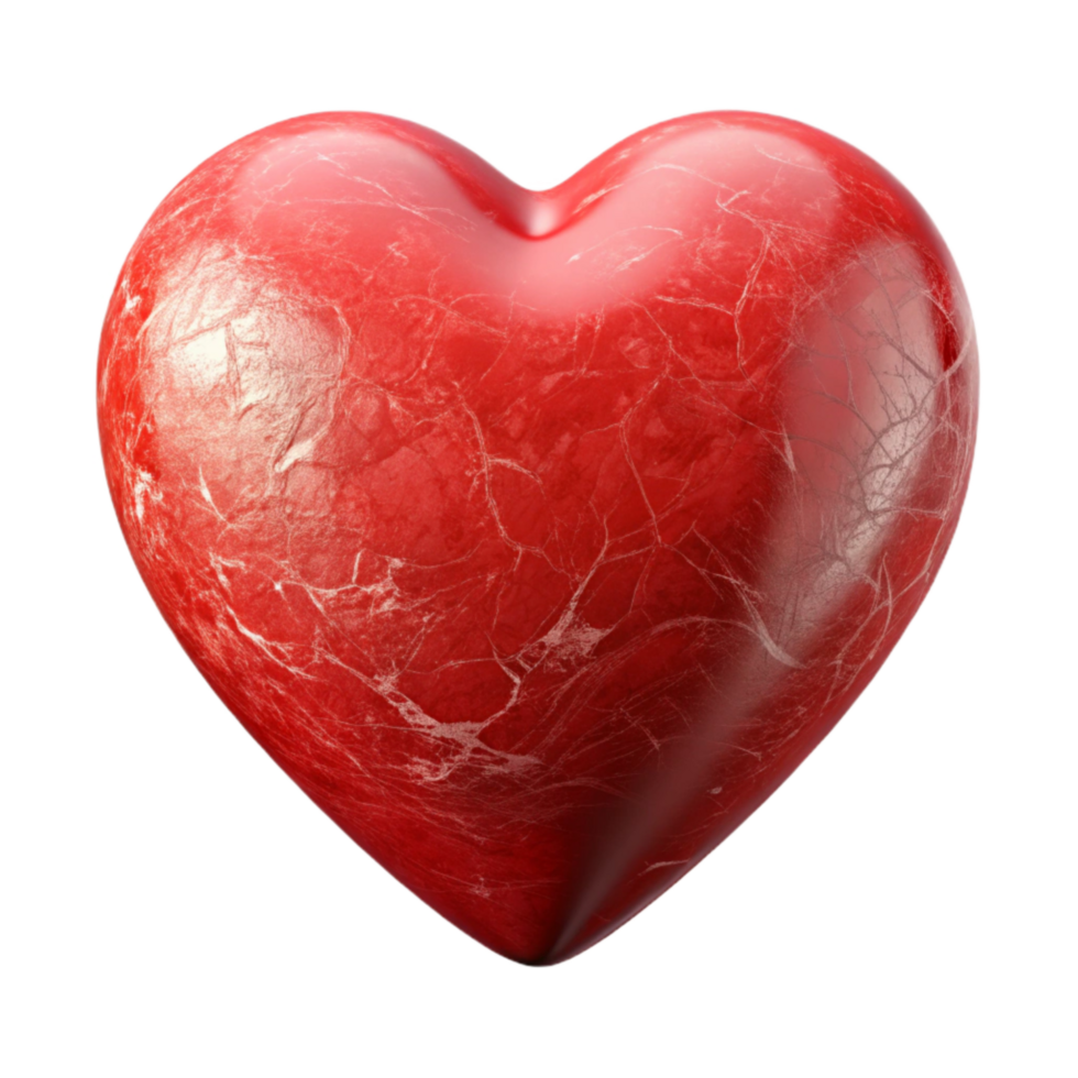 vibrant modern Healthy Heart Icon Red Gradient Isolated high quality png