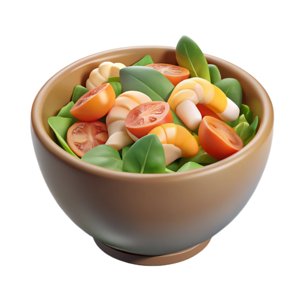 elegant artistic Healthy Lunch Salad with Grilled Chicken Cutout authentic png