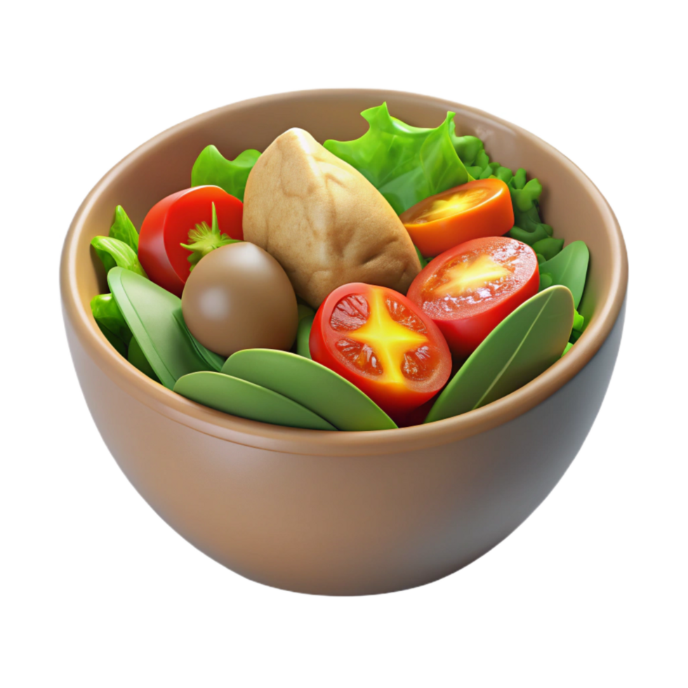magnificent classic Healthy Lunch Salad with Grilled Chicken Cutout authentic png