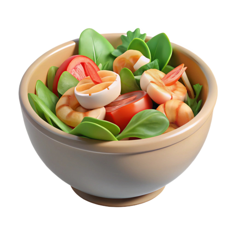 vibrant creative Healthy Lunch Salad with Grilled Chicken Cutout professional png