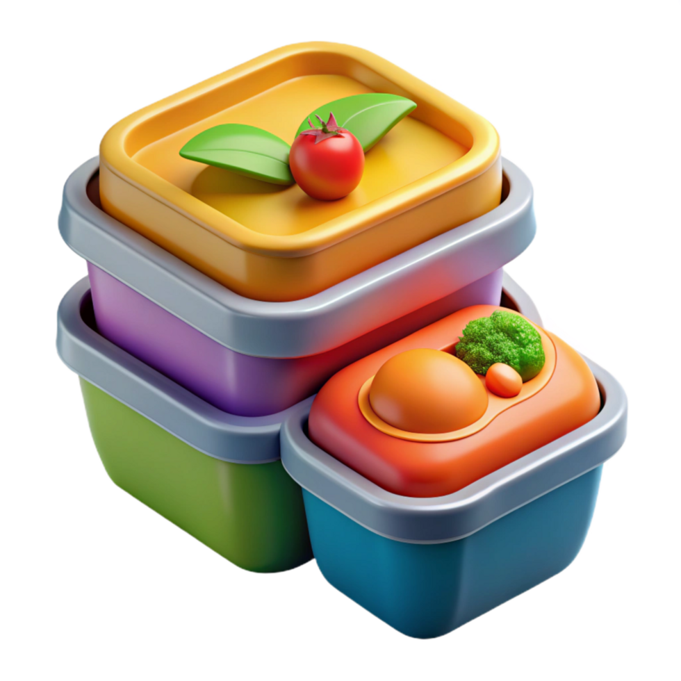 beautiful classic Healthy Meal Prep Containers Cutout 4K png