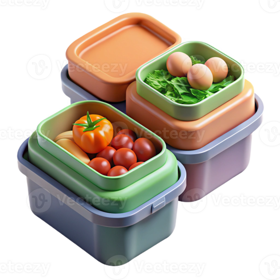 impressive artistic Healthy Meal Prep Containers Cutout high resolution png