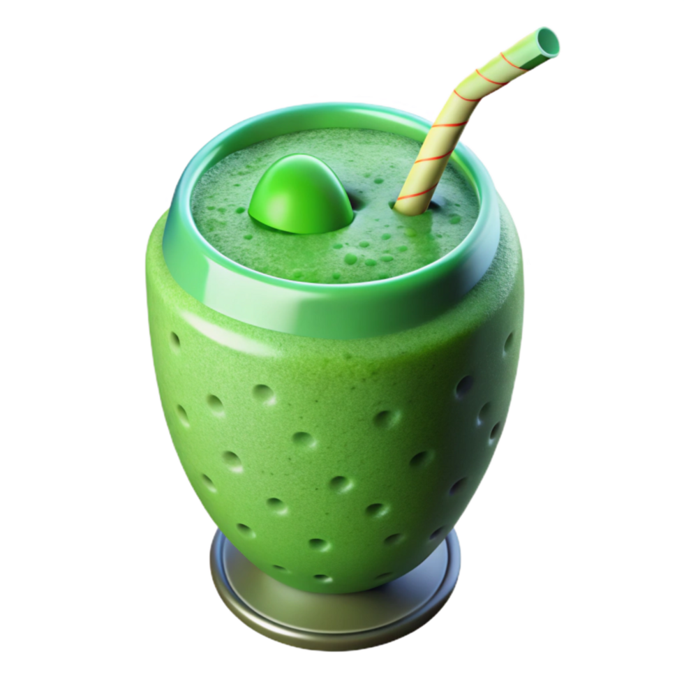 elegant abstract Healthy Smoothie Green Blend Cutout genuine png
