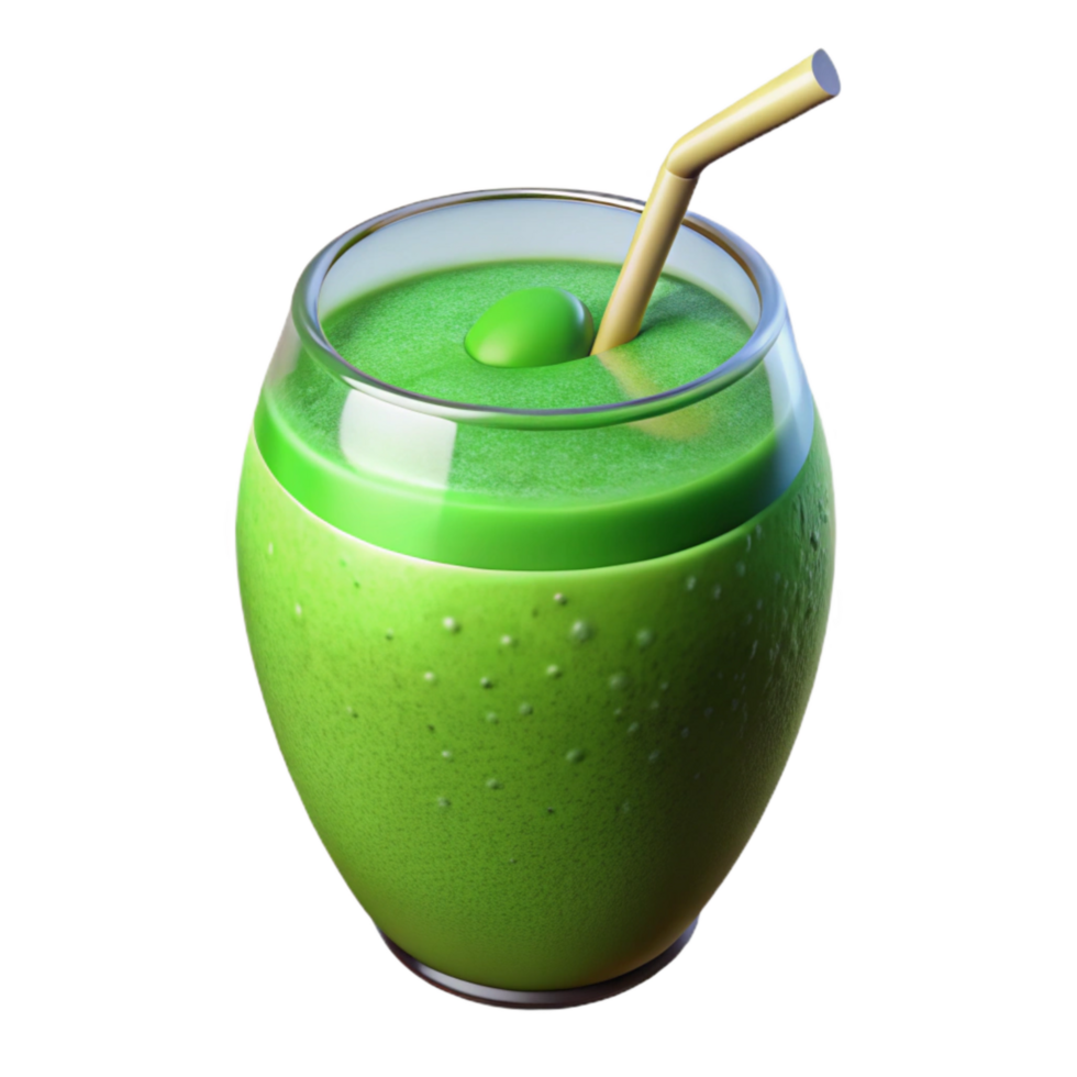 wonderful vintage Healthy Smoothie Green Color Transparent Background original png