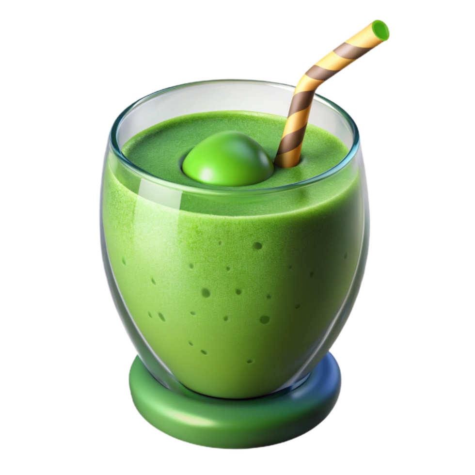 impressive vintage Healthy Smoothie Green Color Transparent Background exclusive png