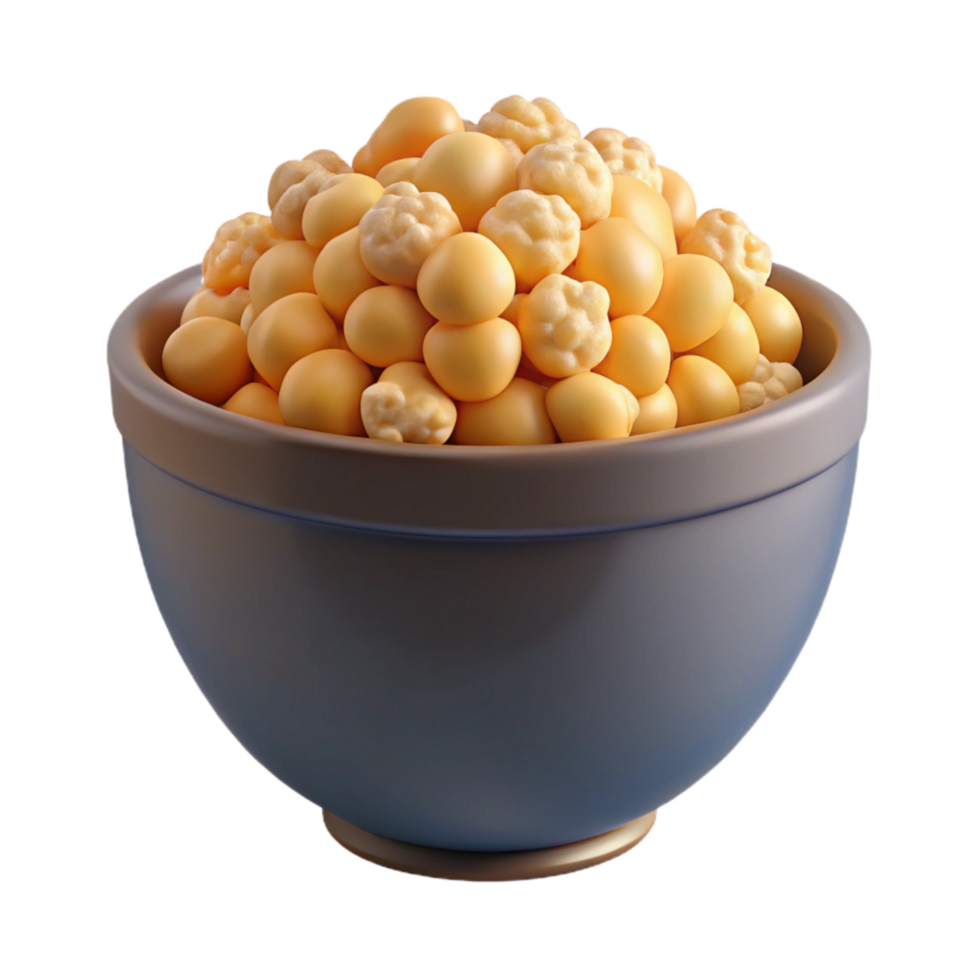 extraordinary creative Healthy Snack Bowl Popcorn Kernels Isolated original png