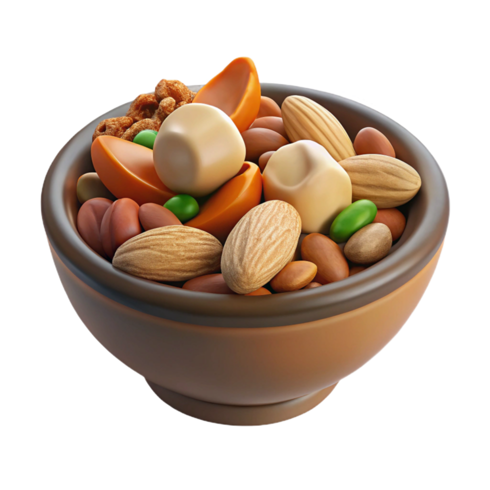 magnificent vintage Healthy Snack Mix Nuts and Seeds Transparent Background original png