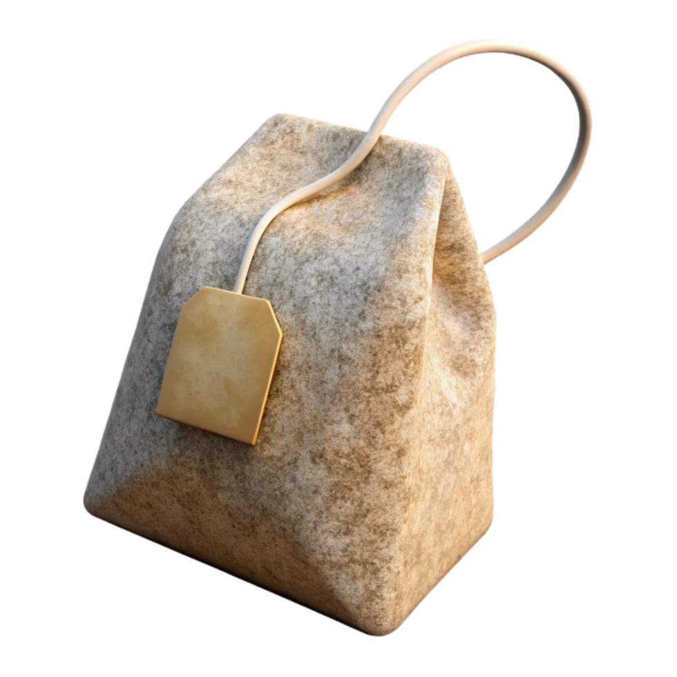stunning artistic Herbal Tea Bag Isolated high resolution png