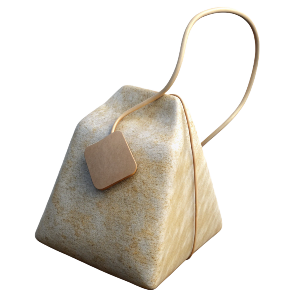 stunning abstract Herbal Tea Bag with String Cutout exclusive png