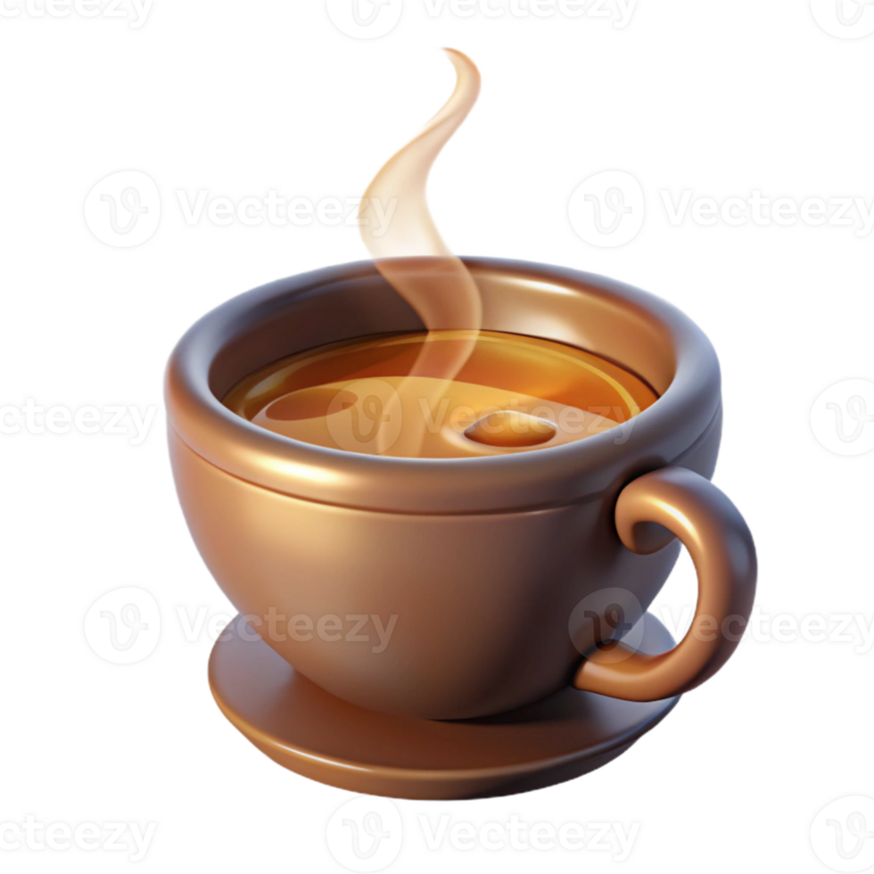 vibrant modern Herbal Teacup Steaming Hot Aromatic Transparent Background authentic png