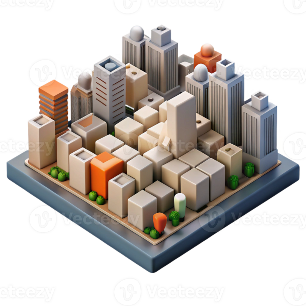 elegant vintage High Contrast Aerial Photo of City Blocks Cutout high resolution png