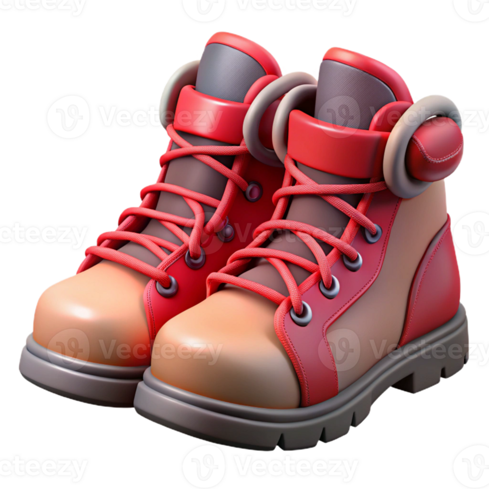 classic hiking boots red laces