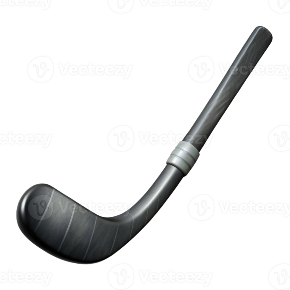 dramatic modern Hockey Stick Black Composite Transparent Cutout 4K png
