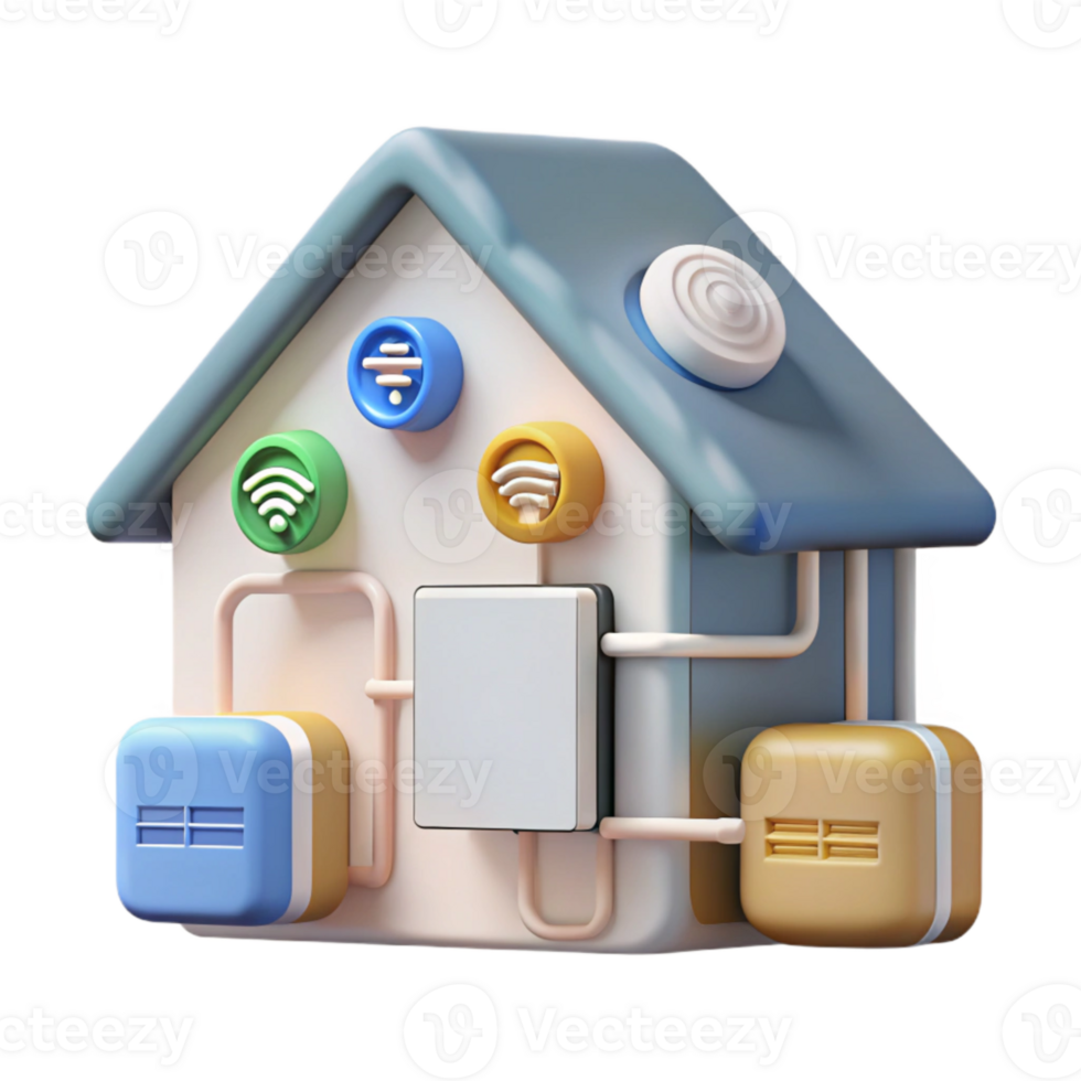 stunning rustic Home Automation System Diagram Transparent Background high resolution png