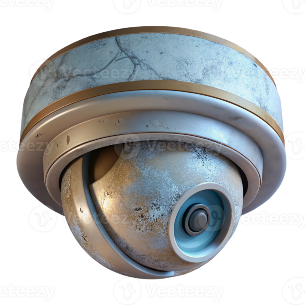 dramatic traditional Home Security Camera Ceiling Mounted Transparent Background exclusive png