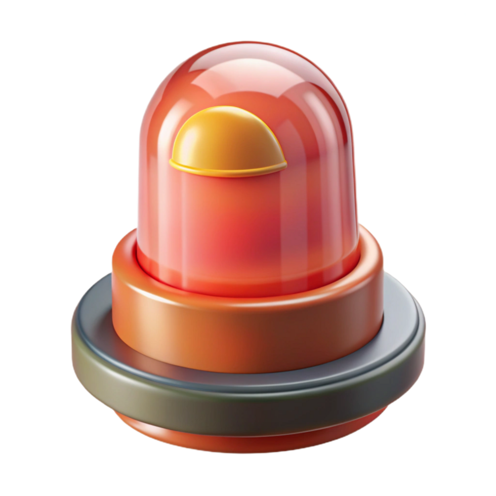 serene traditional Home Security System Siren Isolated Element original png