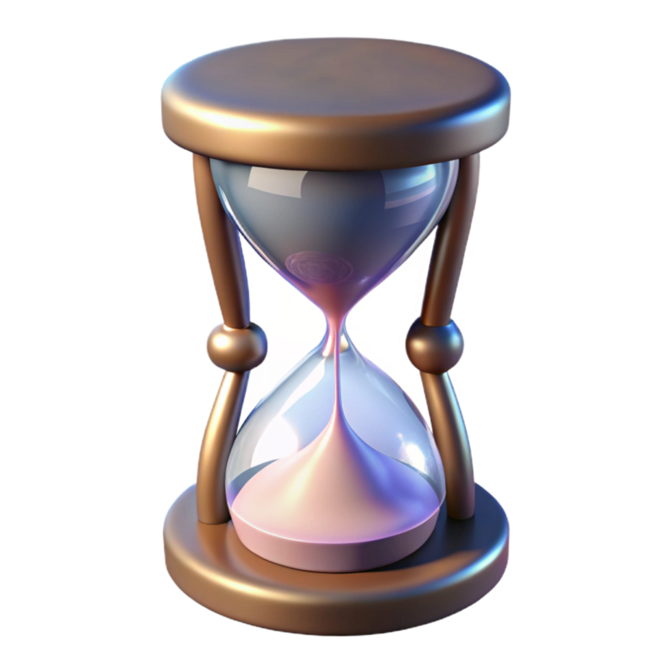 impressive traditional Hourglass Angled View Isolated exclusive png