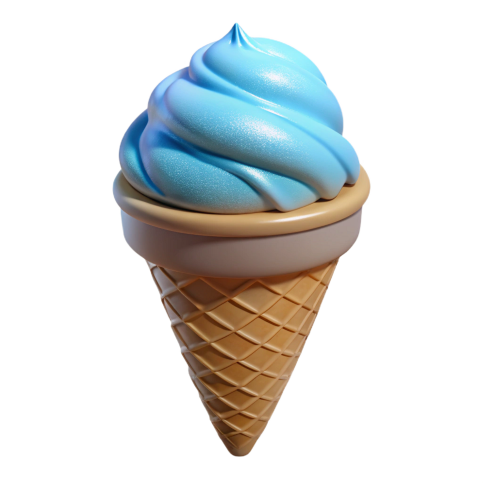 extraordinary contemporary Ice Cream Cone Isolated with Sprinkles high quality png