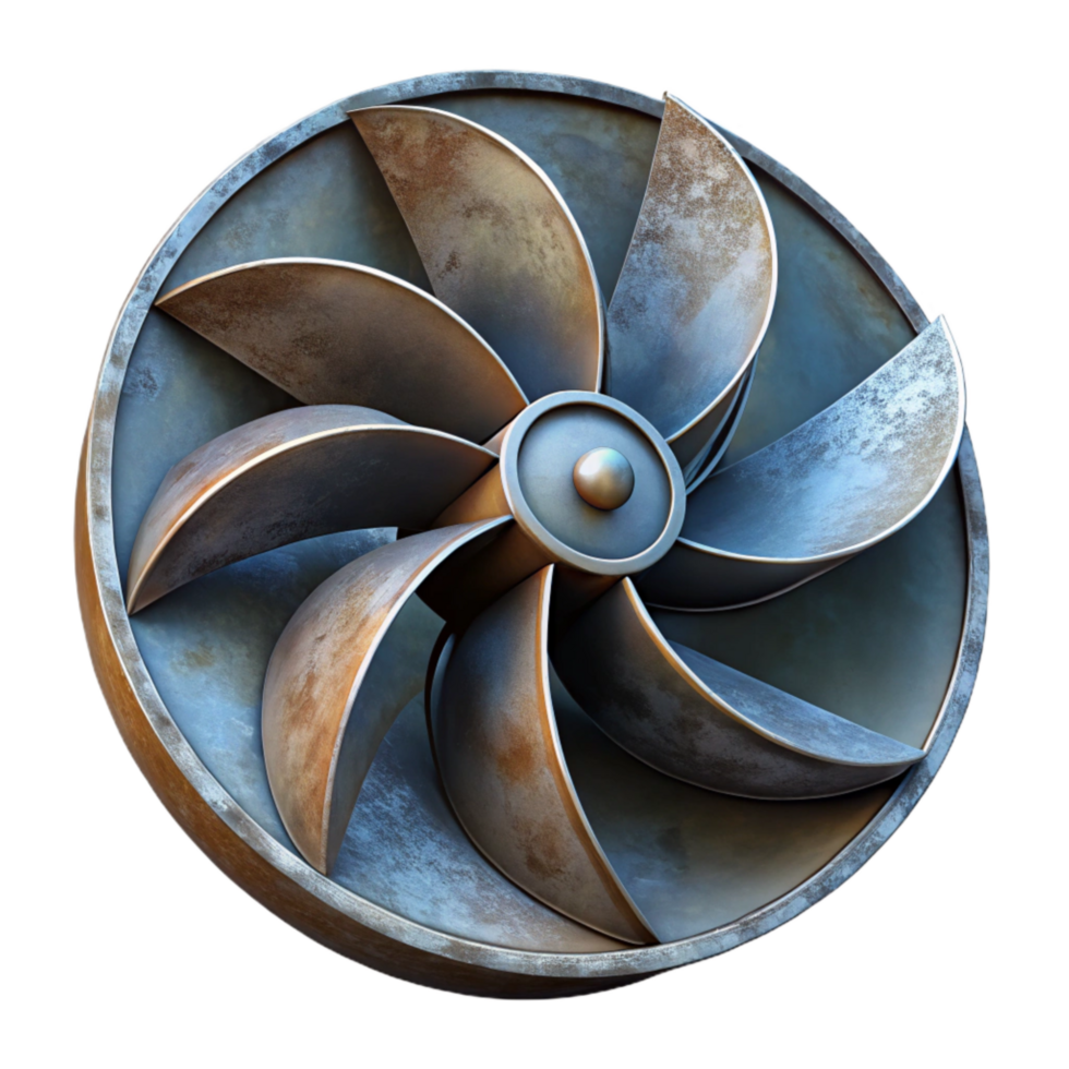 serene classic Industrial Fan Blades Rotating Isolated Element high resolution png
