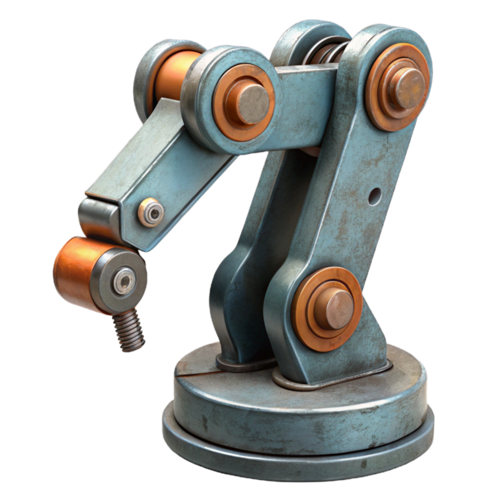 extraordinary modern Industrial Robot Arm Side View Isolated premium png