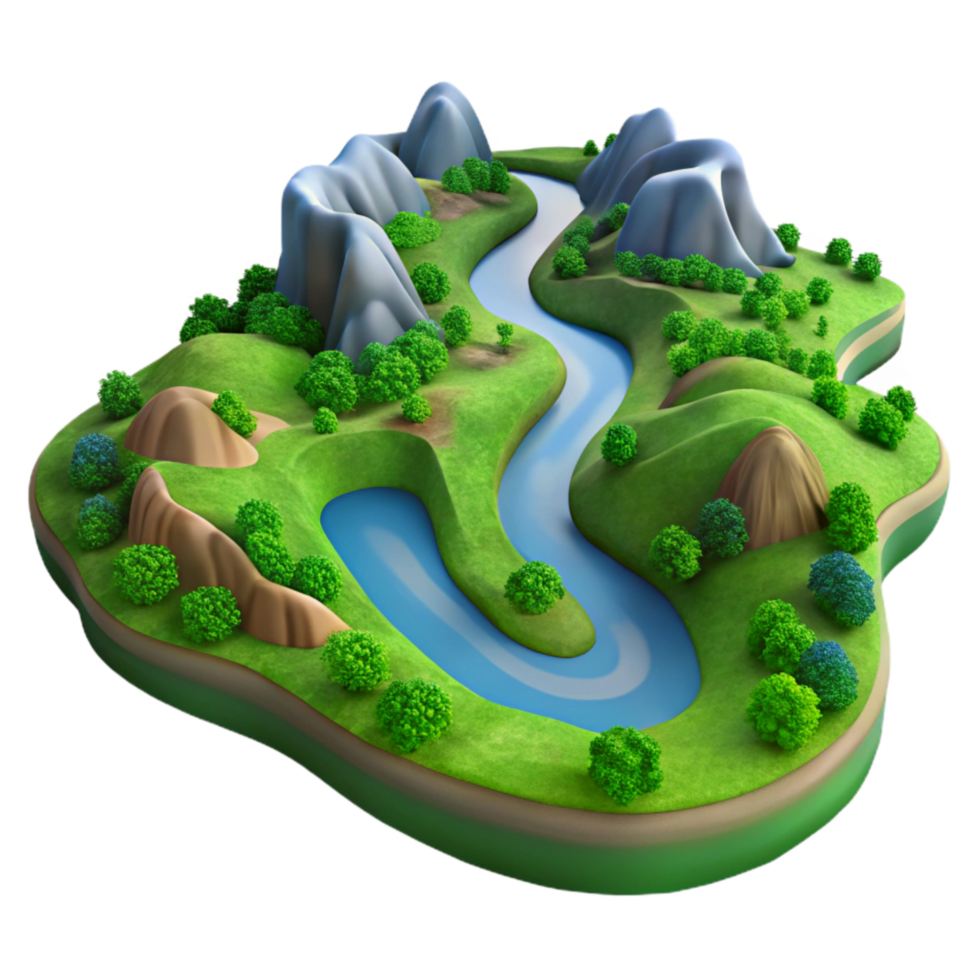 dramatic minimalist Isolated Coastal Cliffs and Ocean Waves Cutout 4K png
