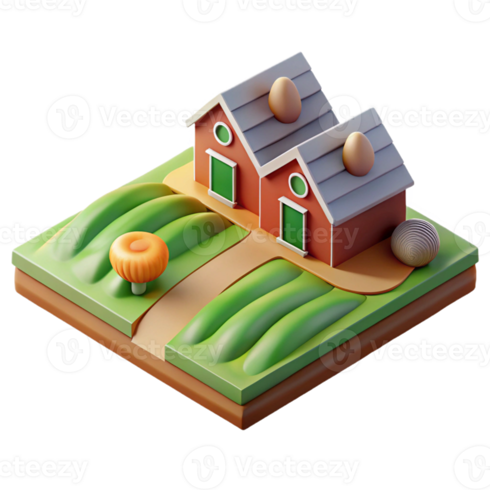 dramatic minimalist Isolated Geometric Farm Fields Drone View genuine png